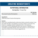 Applied Nutrition Creatine Monohydrate,500gm, 100 Servings Facts Boost Fit