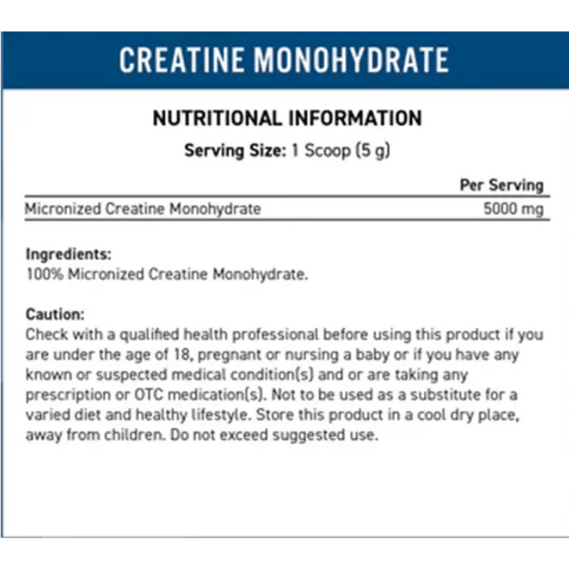 Applied Nutrition Creatine Monohydrate,500gm, 100 Servings Facts Boost Fit