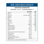 Applied Nutrition Hair Skin and Nails Collagen Capsules Facts Boost Fit