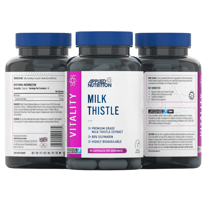 Applied Nutrition Milk Thistle Facts Boost Fit