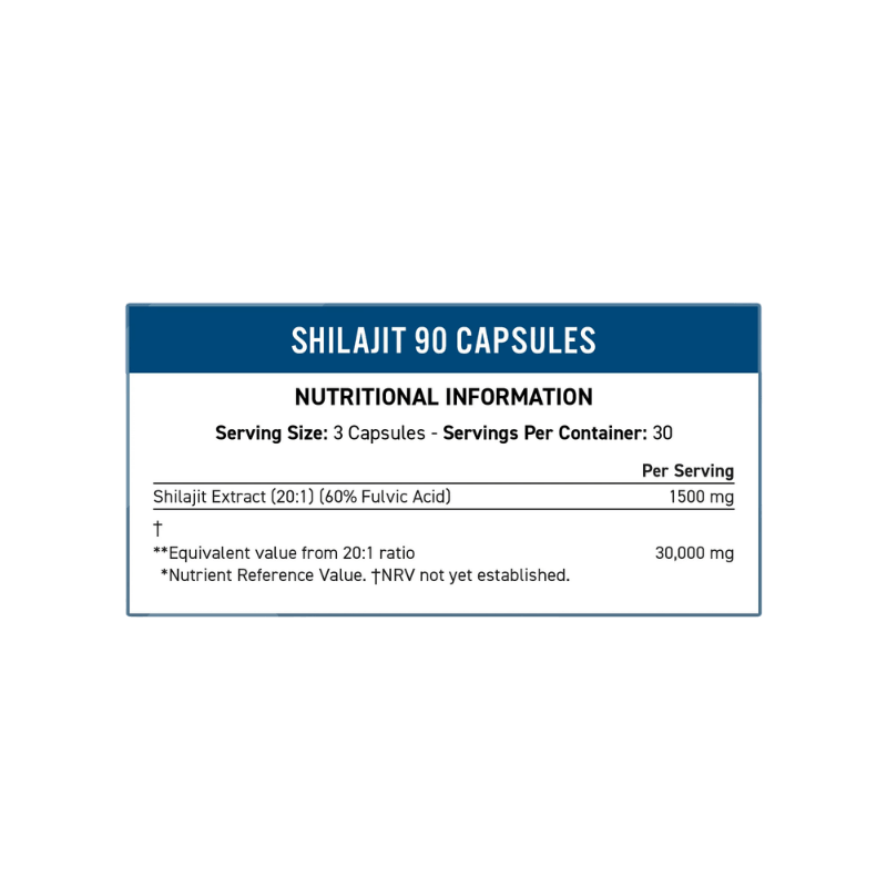 Applied Nutrition Pure Shilajit Facts Boost Fit
