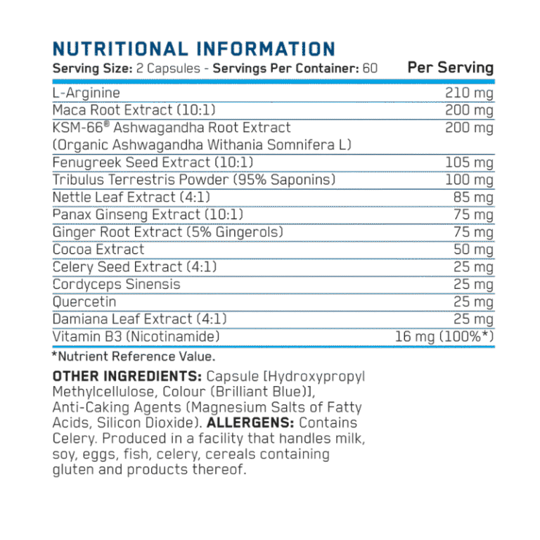 Applied Nutrition SEX BOMB For Him Facts Boost Fit