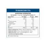 Applied Nutrition TRI-MAGNESIUM Powder Facts Boost Fit