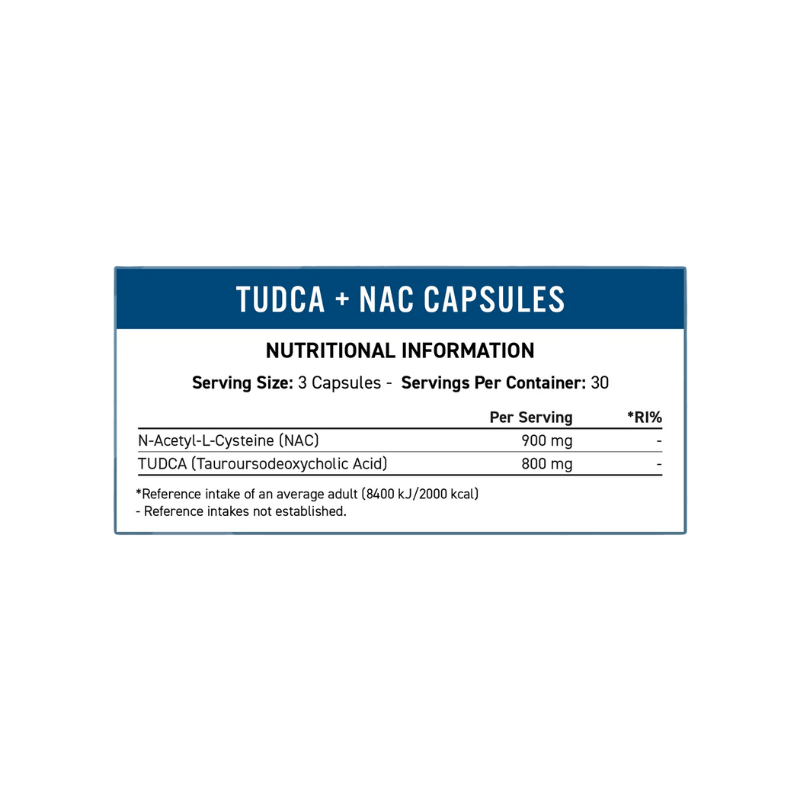 Applied Nutrition TUDCA + NAC Facts Boost Fit