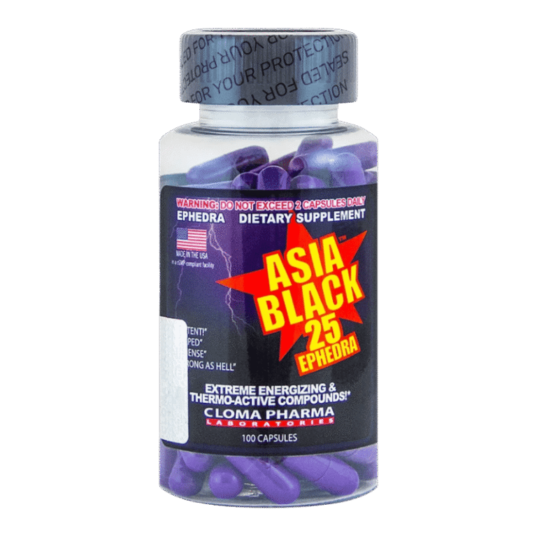 Cloma Pharma Asia Black 25, 100 Capsules, 100 servings Boost Fit