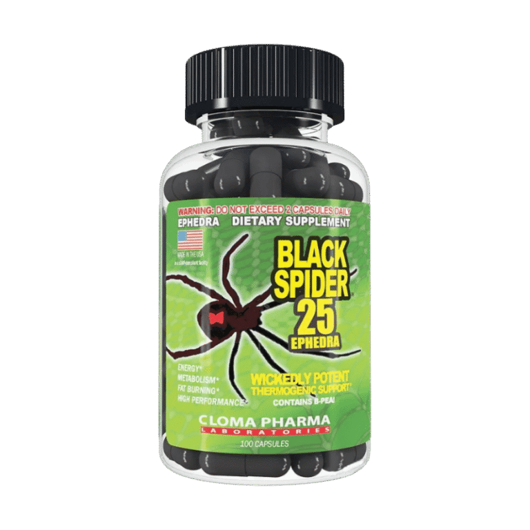 Cloma Pharma Black Spider, 100 Capsules, 100 servings Boost Fit