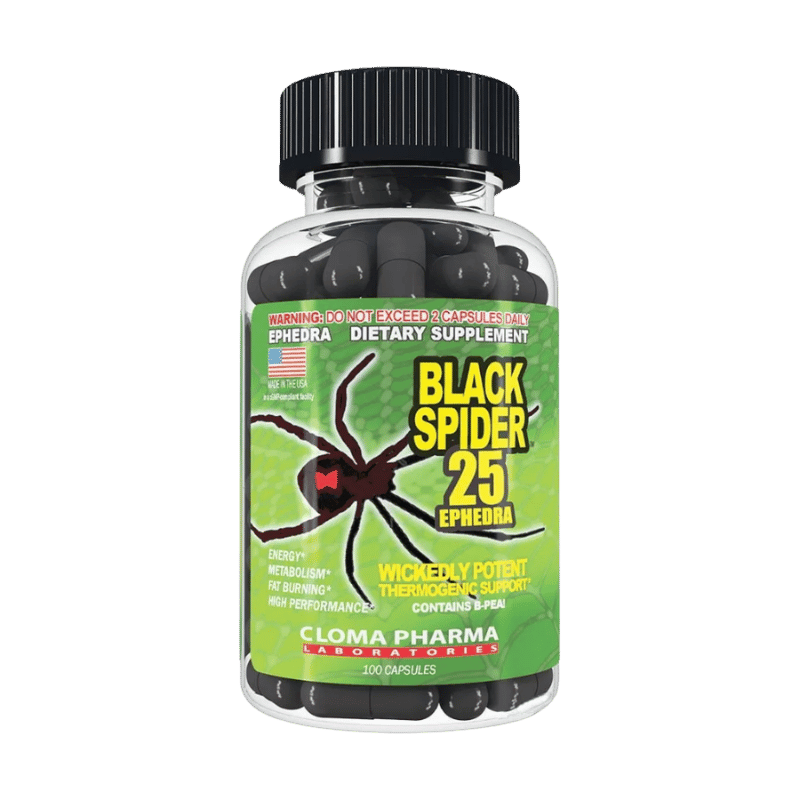Cloma Pharma Black Spider, 100 Capsules, 100 servings Boost Fit