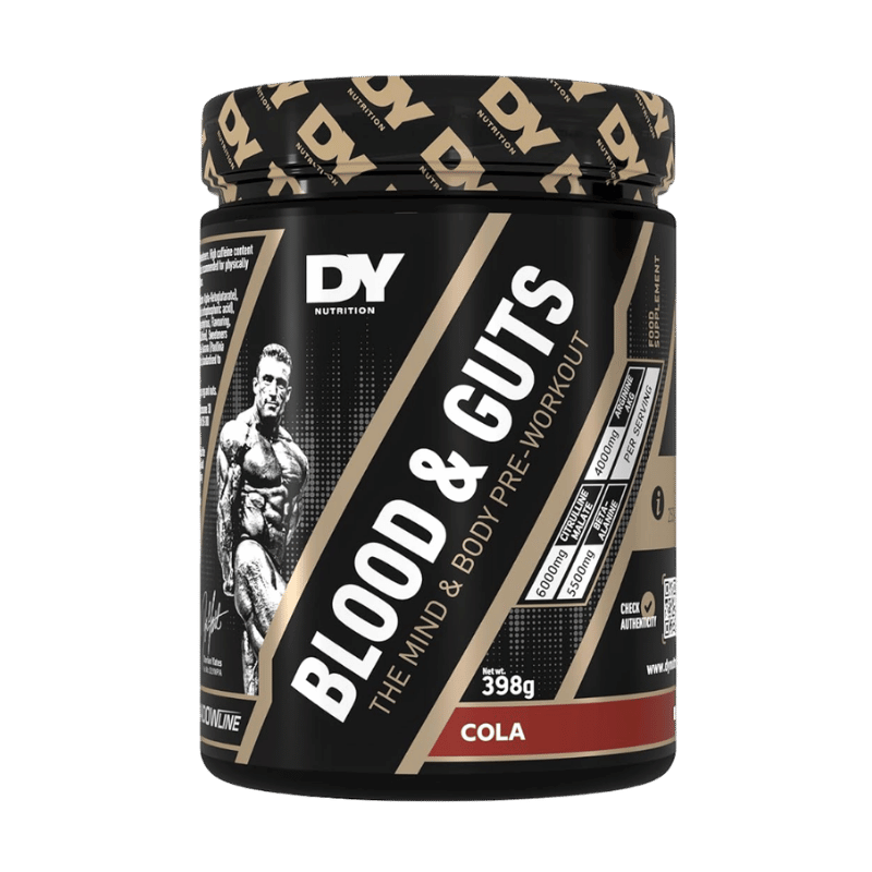 DY Nutrition Blood Guts Pre-workout, 20 servings Boost Fit