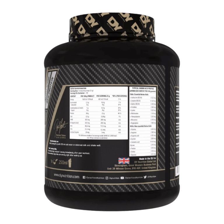 Dy Nutrition Shadowhey Hydrolysate, 2.27kg, 90 servings Facts Boost Fit