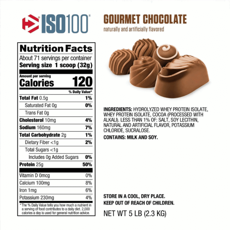 Dymatize ISO100 Hydrolyzed Protein, 2.3kg Facts Boost Fit