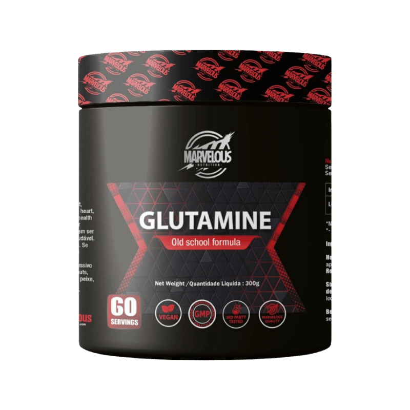 Marvelous Nutrition Glutamine 300gm, 60 servings Boost Fit
