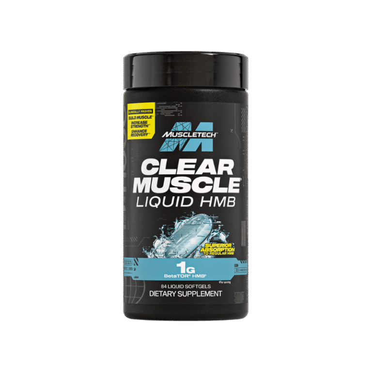 Muscle Tech Clear Muscle Liquid HMB, 84 softgels Boost Fit
