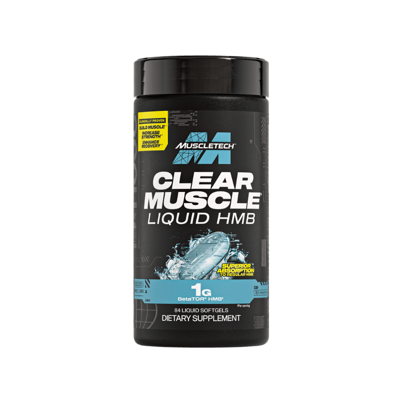Muscle Tech Clear Muscle Liquid HMB, 84 softgels Boost Fit