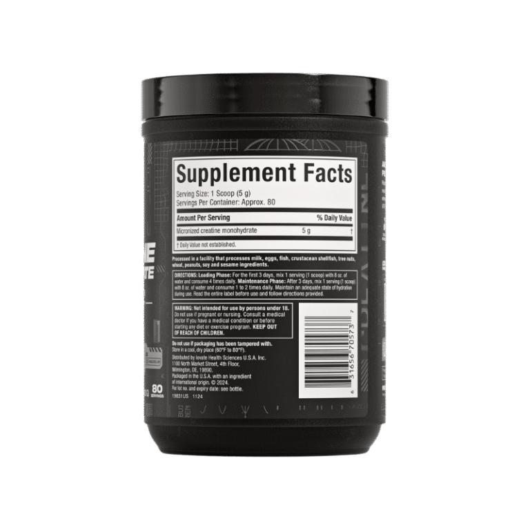 Muscle Tech Creatine Platinum, 400gm, 80 servings Boost Fit Facts