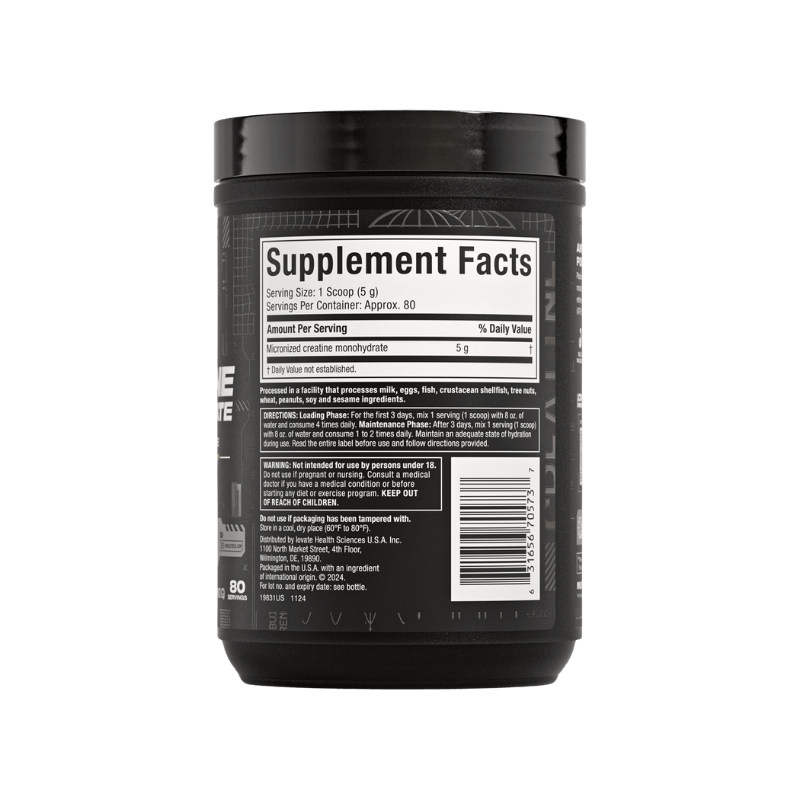 Muscle Tech Creatine Platinum, 400gm, 80 servings Boost Fit Facts