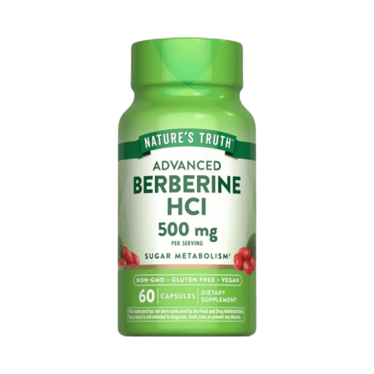 Natures Truth Berberine HCL 500mg Boost Fit