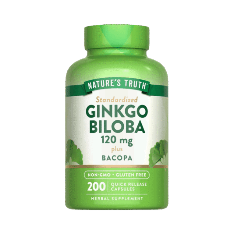 Natures Truth Ginkgo Biloba 120mg 200 capsules Boost Fit