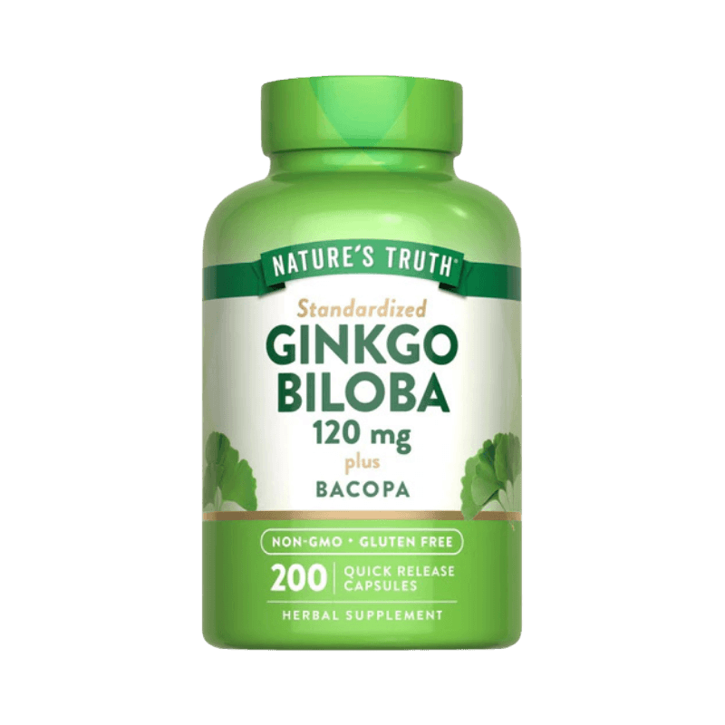 Natures Truth Ginkgo Biloba 120mg 200 capsules Boost Fit