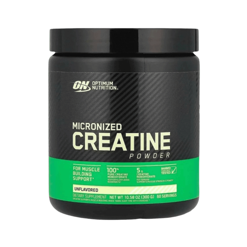 Optimum Nutrition Creatine Micronized 300gm 60 servings Boost Fit