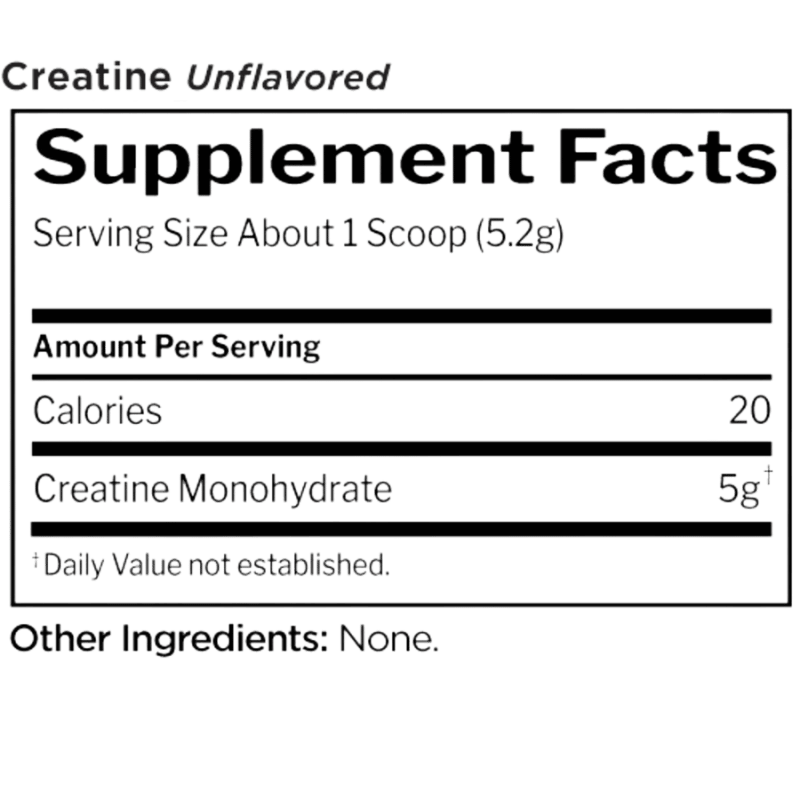 Rule One Creatine, 390gm, 75 servings Facts Boost Fit