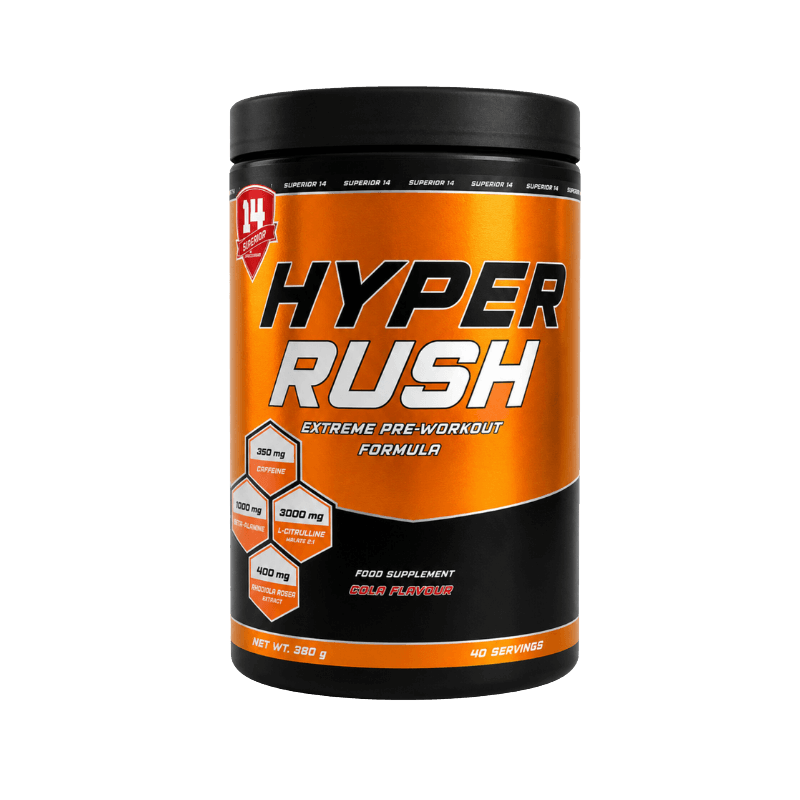 Superior 14 Hyper Rush Pre-Workout, 40 servings Boost Fit