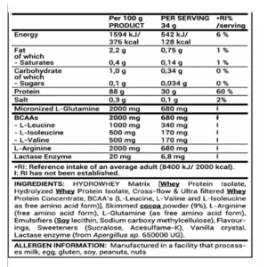 superior 14 Hydro Whey, 2.3kg, 66 Servings Chocolate Huzelnut Boost Fit