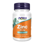 Now Foods Zinc Gluconate 50mg 100 Tablets