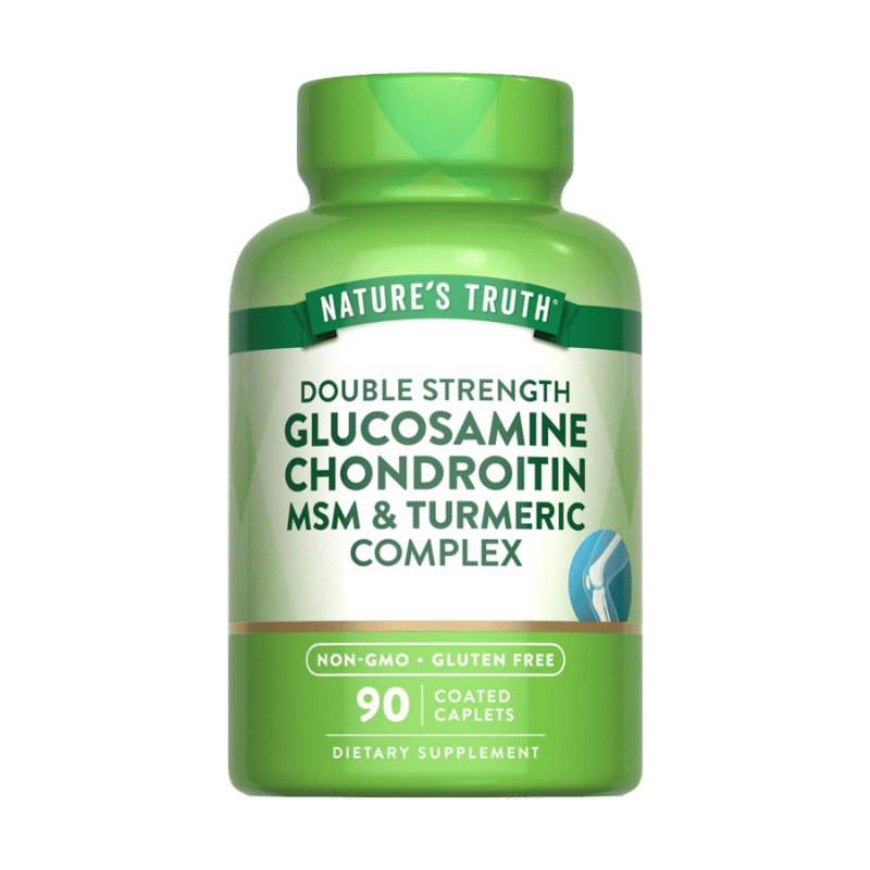 Nature_sTruthGlucosamineChondroitinMSMandTurmericComplex_90Caplets_30Servings Nature’s Truth Glucosamine Chondroitin MSM and Turmeric Complex, 90 Caplets, 30 Servings - Image 1