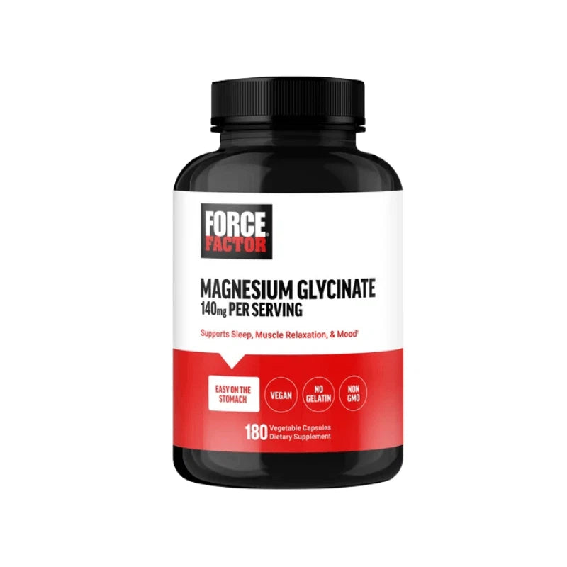 c83c6d15-8d4c-430f-92db-4740b2318ed7 Force Factor Magnesium Glycinate 140mg, 180 Capsules - Image 1